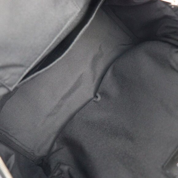Saint Laurent Paris Backpack Daypack Canvas Leather Black Silver main image 4